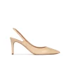 Angelique Escarpins à brides en cuir beige