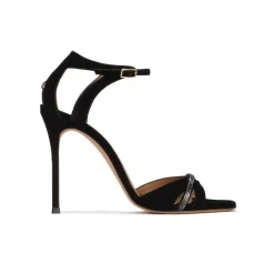 Anique Sandales à talons hauts en daim noir