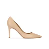 Aqua Escarpins à talons hauts en cuir beige