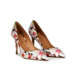 Aqua Escarpins à talons hauts avec impression florale
