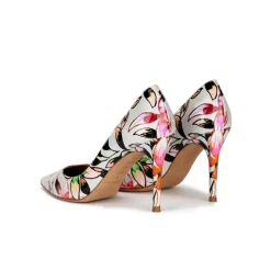 Aqua Escarpins à talons hauts avec impression florale