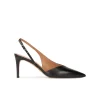 Aquamarie Escarpins à brides en cuir noir