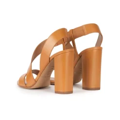 Aquira Sandales à talons hauts en cuir camel