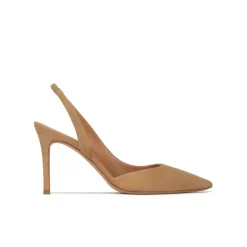 Danique Escarpins à brides en daim camel