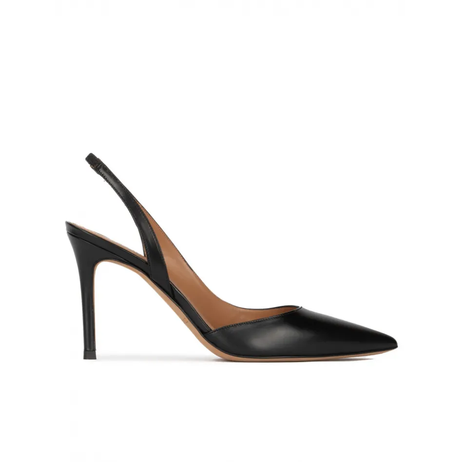 Danique Escarpins à brides en cuir noir
