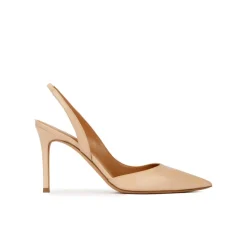 Danique Escarpins à brides en cuir beige