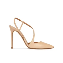 Dominique Escarpins à talons hauts en cuir beige