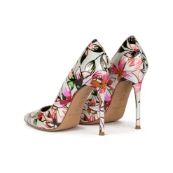 Kameron Chaussures pointue avec talon fin de 11 cm en imprimé fleur