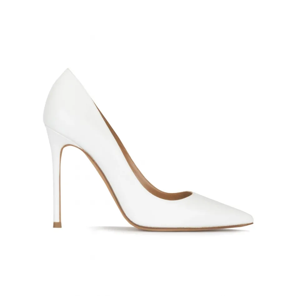 Kameron Escarpins à talons hauts en cuir blanc