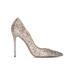 Kameron Escarpins à talons hauts en tissu pailleté multicolore