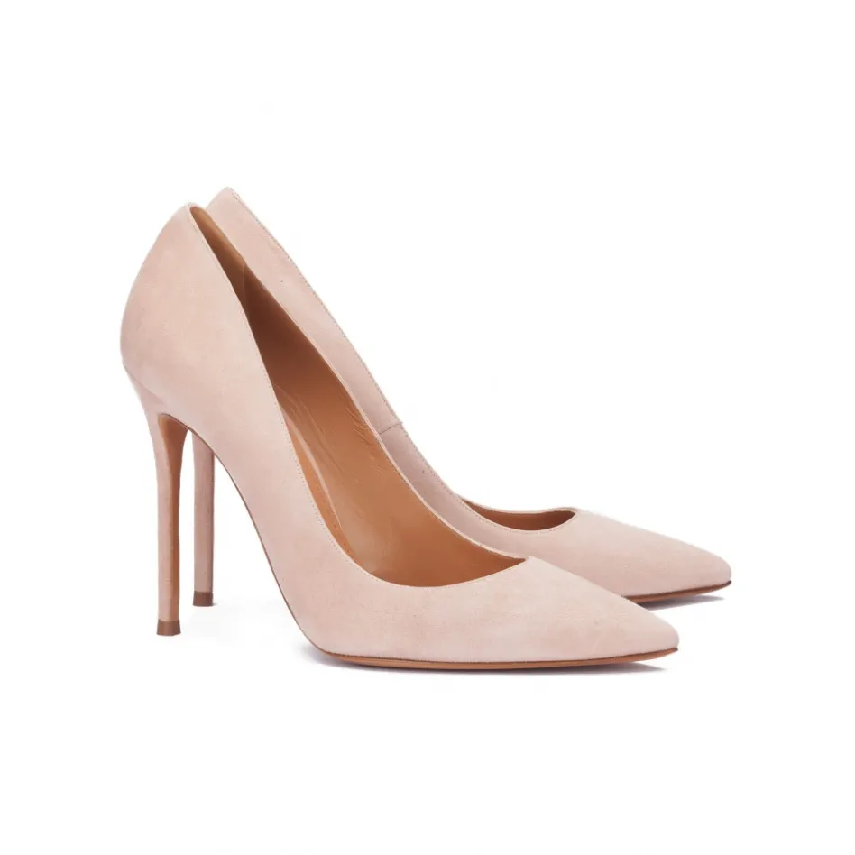 Kameron Escarpins à talons hauts en daim nude