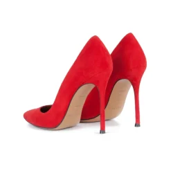 Kameron Escarpins à talons hauts en daim rouge