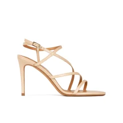 Marquesa Sandales à talons hauts en cuir beige