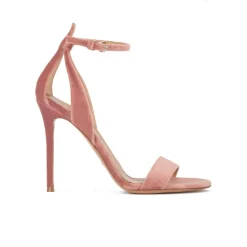 Martina Sandales à talons hauts en velours nude