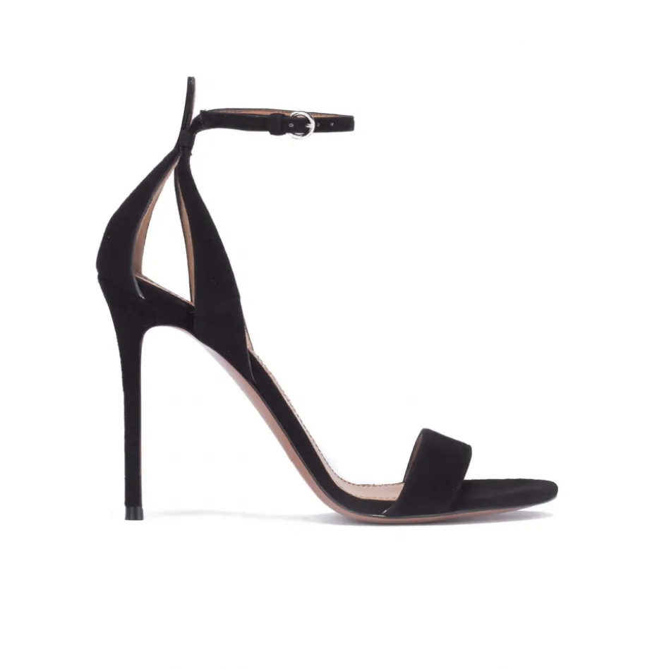 Martina Sandales à talons hauts en daim noir