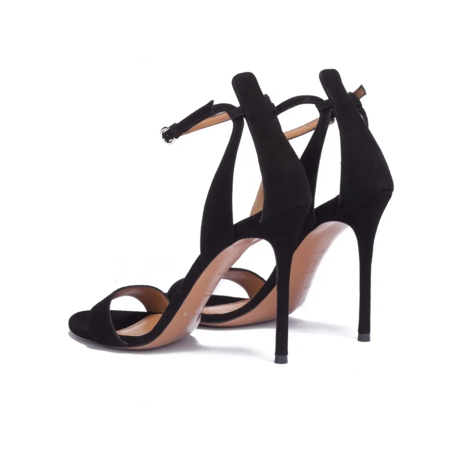 Martina Sandales à talons hauts en daim noir