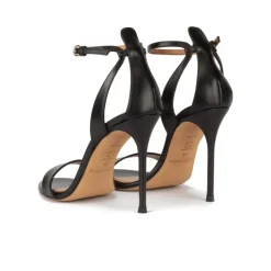 Martina Sandales à talons hauts en cuir noir