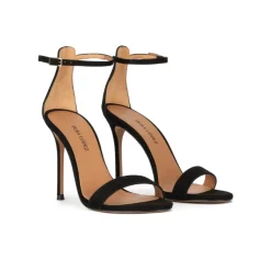 Monique Sandales à talons hauts en daim noir