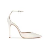 Olesia Escarpins à talons hauts en cuir blanc cassé