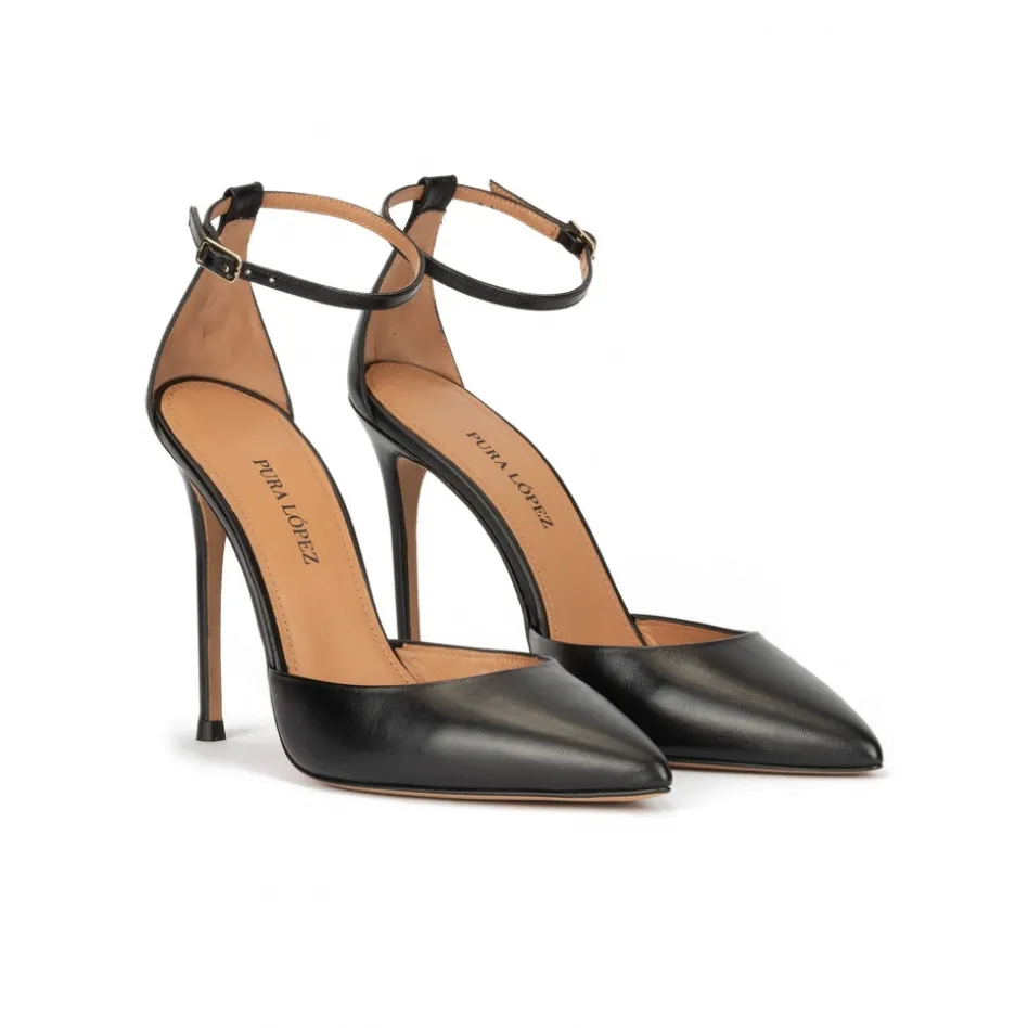 Olesia Escarpins à talons hauts en cuir noir