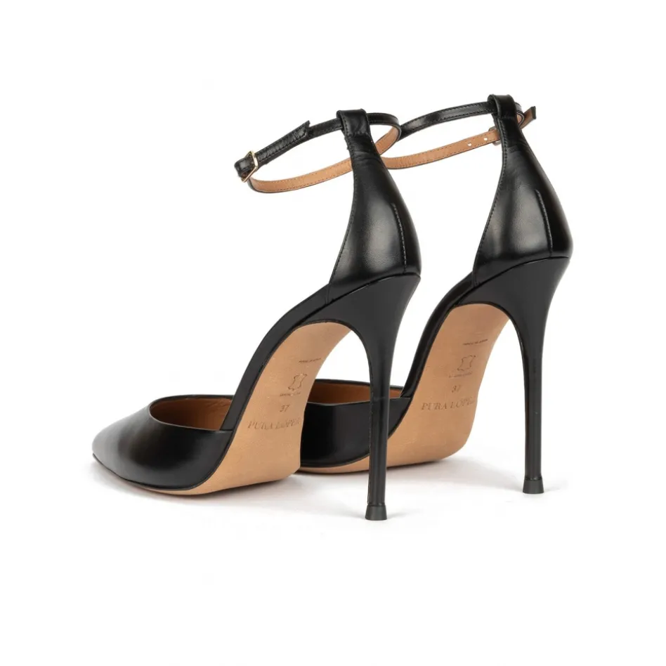 Olesia Escarpins à talons hauts en cuir noir