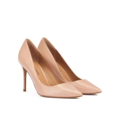 Olga Escarpins à talons hauts en cuir nude