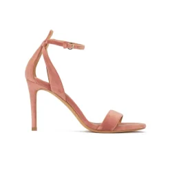 Omaira Sandales à talons hauts en velours nude