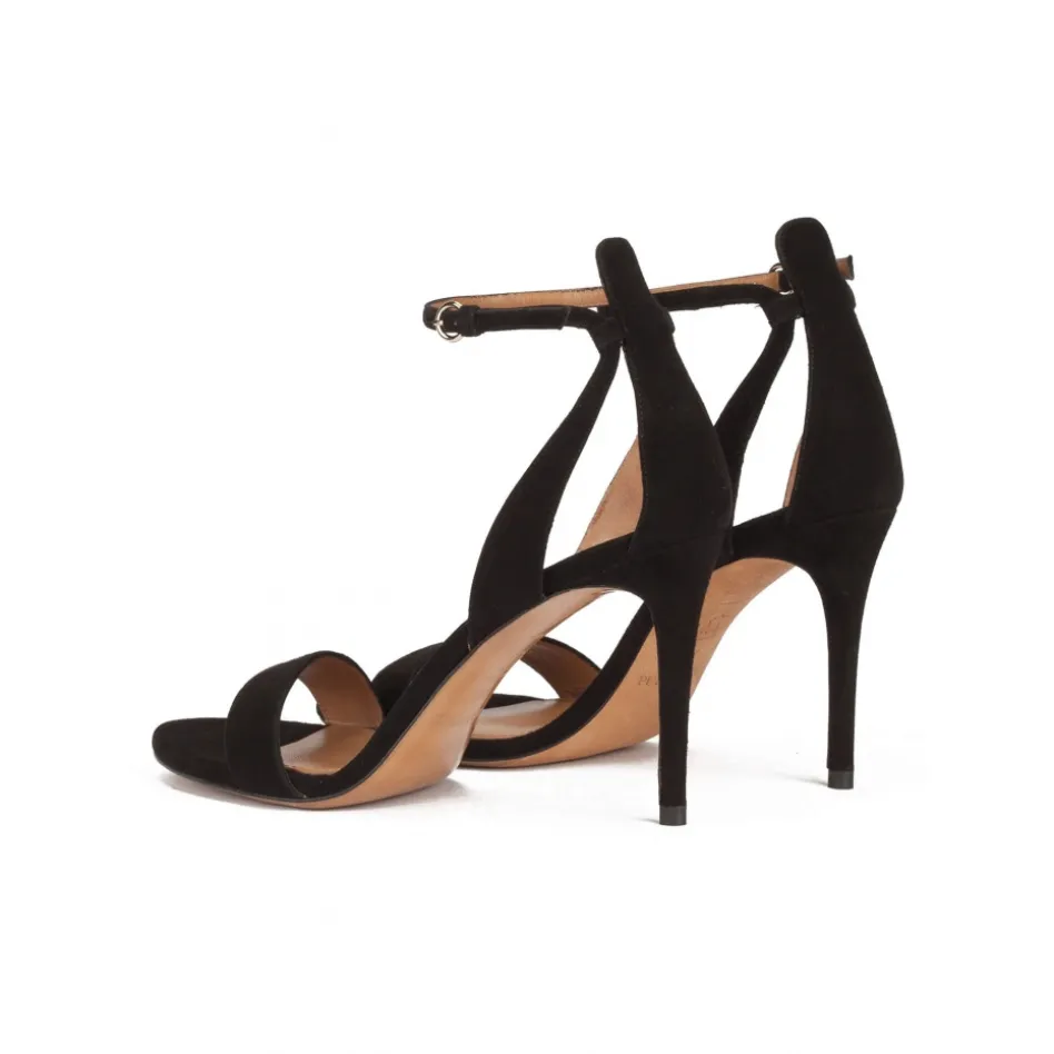 Omaira Sandales à talons hauts en daim noir