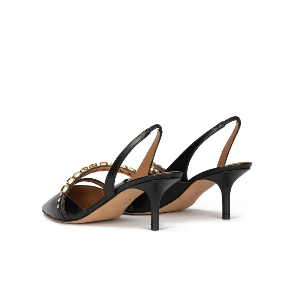 Queila Escarpins à brides en cuir noir