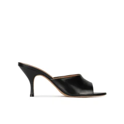 Quentin Mules à talons moyens en cuir noir