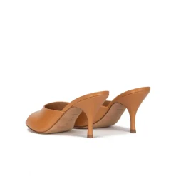 Quentin Mules à talons moyens en cuir camel