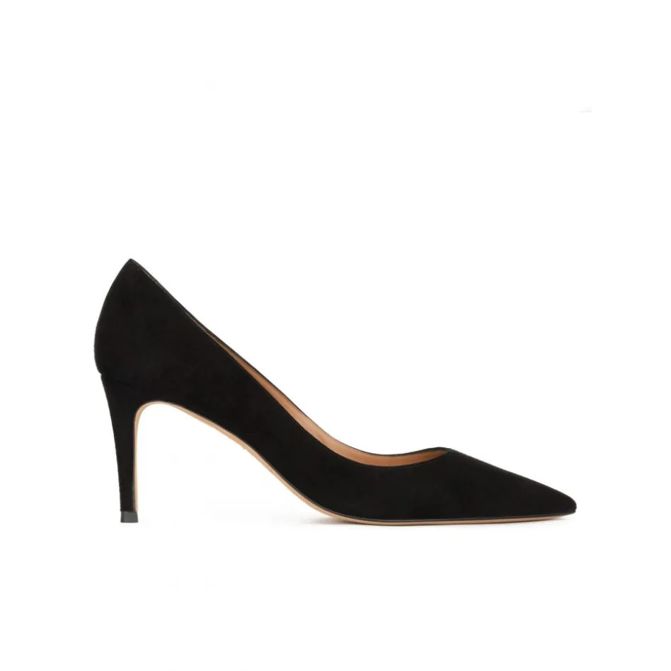Quimera Escarpins à talons moyens en daim noir