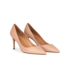 Quimera Escarpins à talons moyens en cuir nude