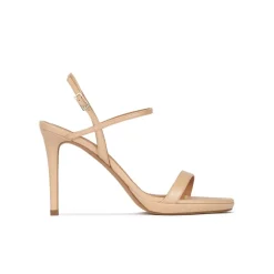 Quindar Sandales plates-formes en cuir beige