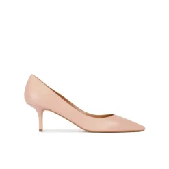 Raquel Escarpins à talons moyens en cuir nude