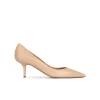Raquel Escarpins à talons moyens en cuir beige