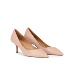 Raquel Escarpins à talons moyens en cuir nude