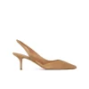 Simonique Escarpins à brides en daim camel