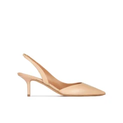 Simonique Escarpins à brides en cuir beige