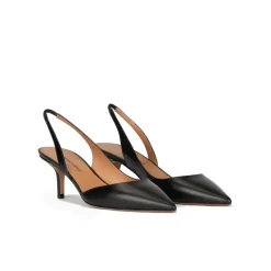 Simonique Escarpins à brides en cuir noir