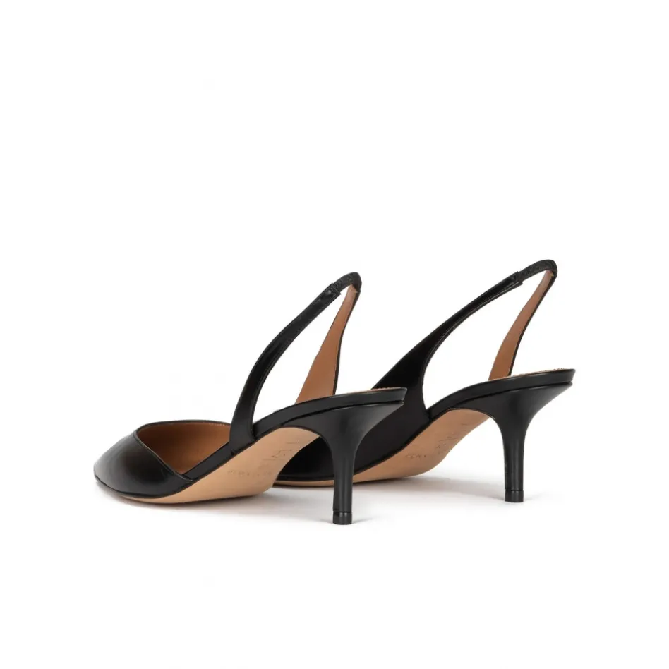 Simonique Escarpins à brides en cuir noir