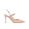 Unique Escarpins à talons hauts en cuir nude
